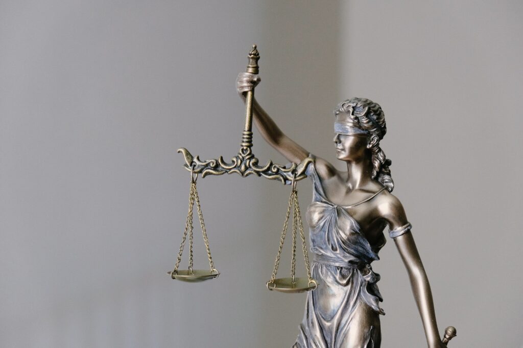 lady justice with the legal scales